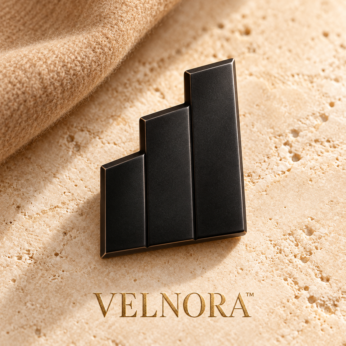 VELNORA™ Monolith Brooch