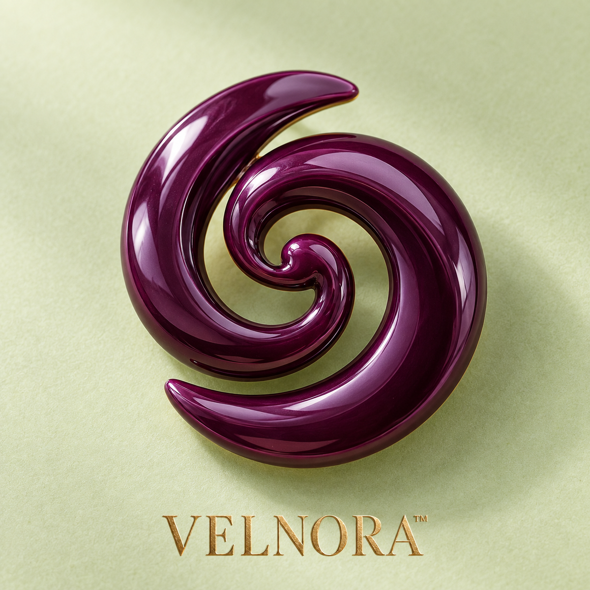 VELNORA™ Whorl Brooch