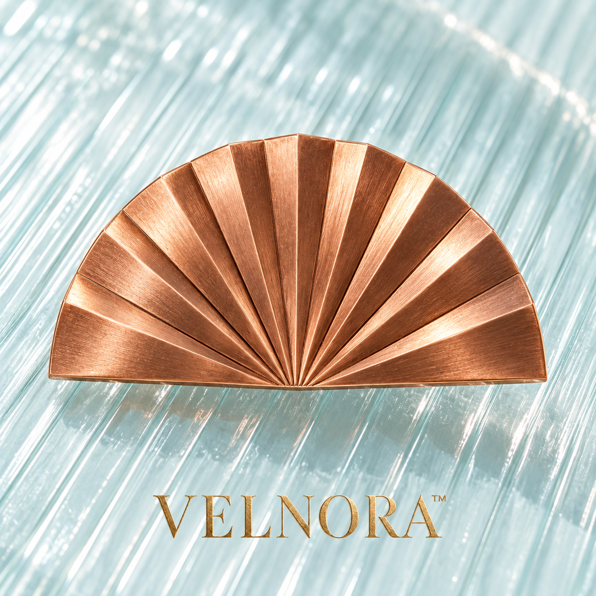 VELNORA™ Pleat Brooch